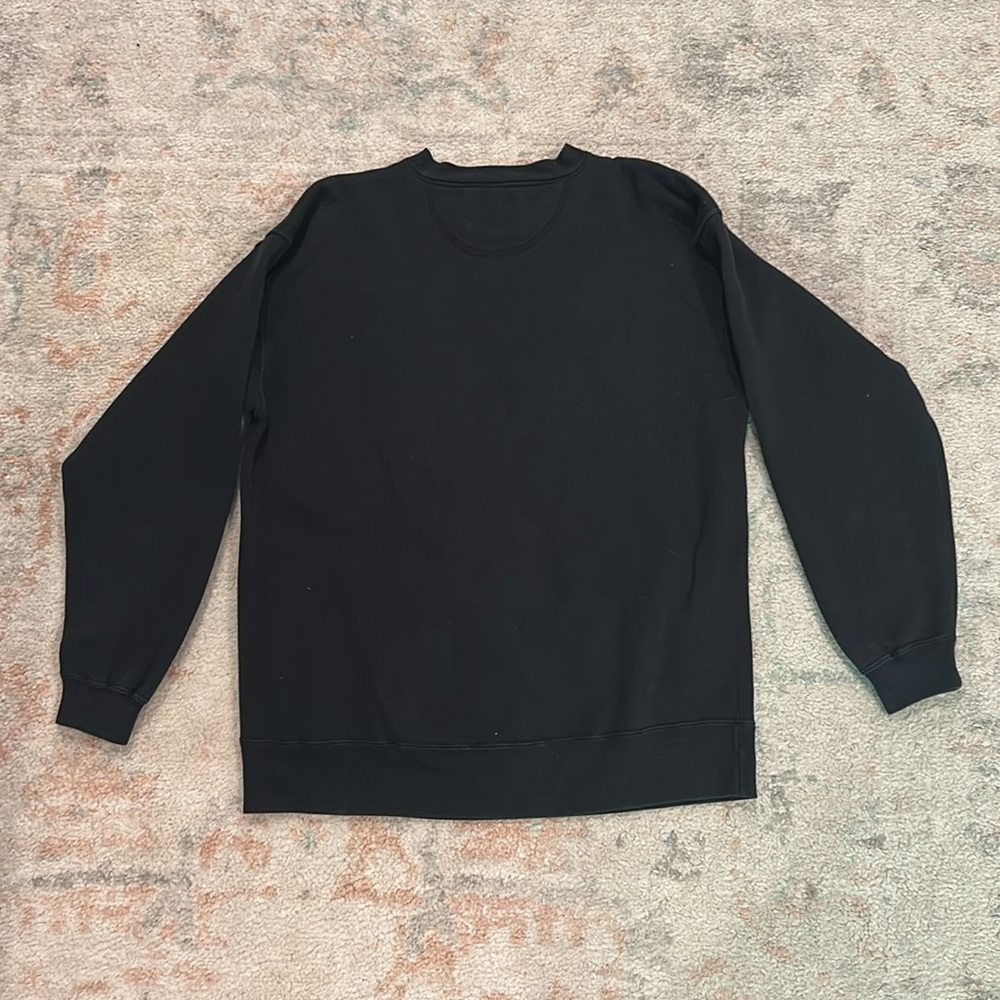 NFL Vintage Black Embroidered AFC Pittsburgh Steelers Crewneck Pullover Large - Picture 2 of 4
